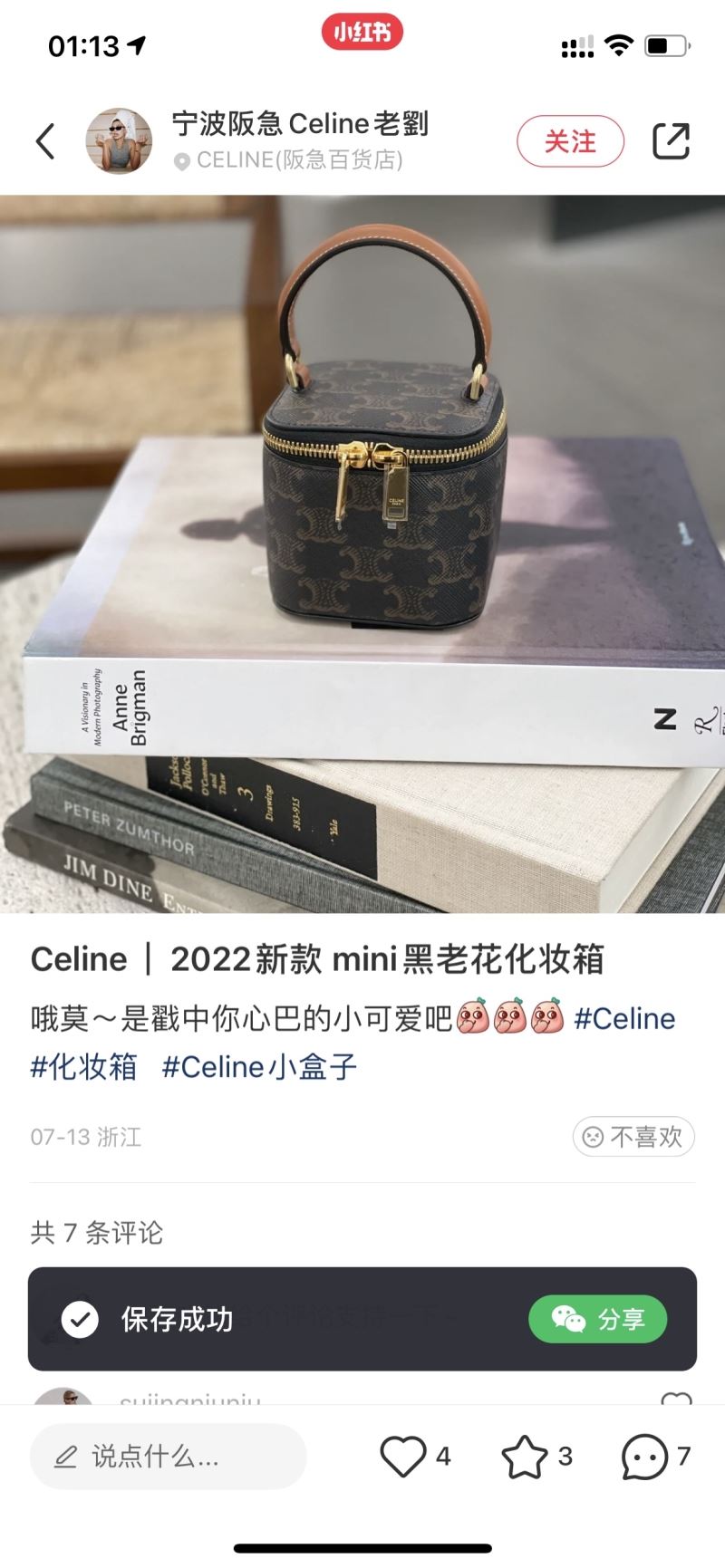 Celine Cosmetic Bags